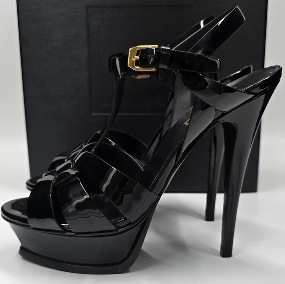 YSL TRIBUTE PLATFORM SANDALS - Picture 3 of 6